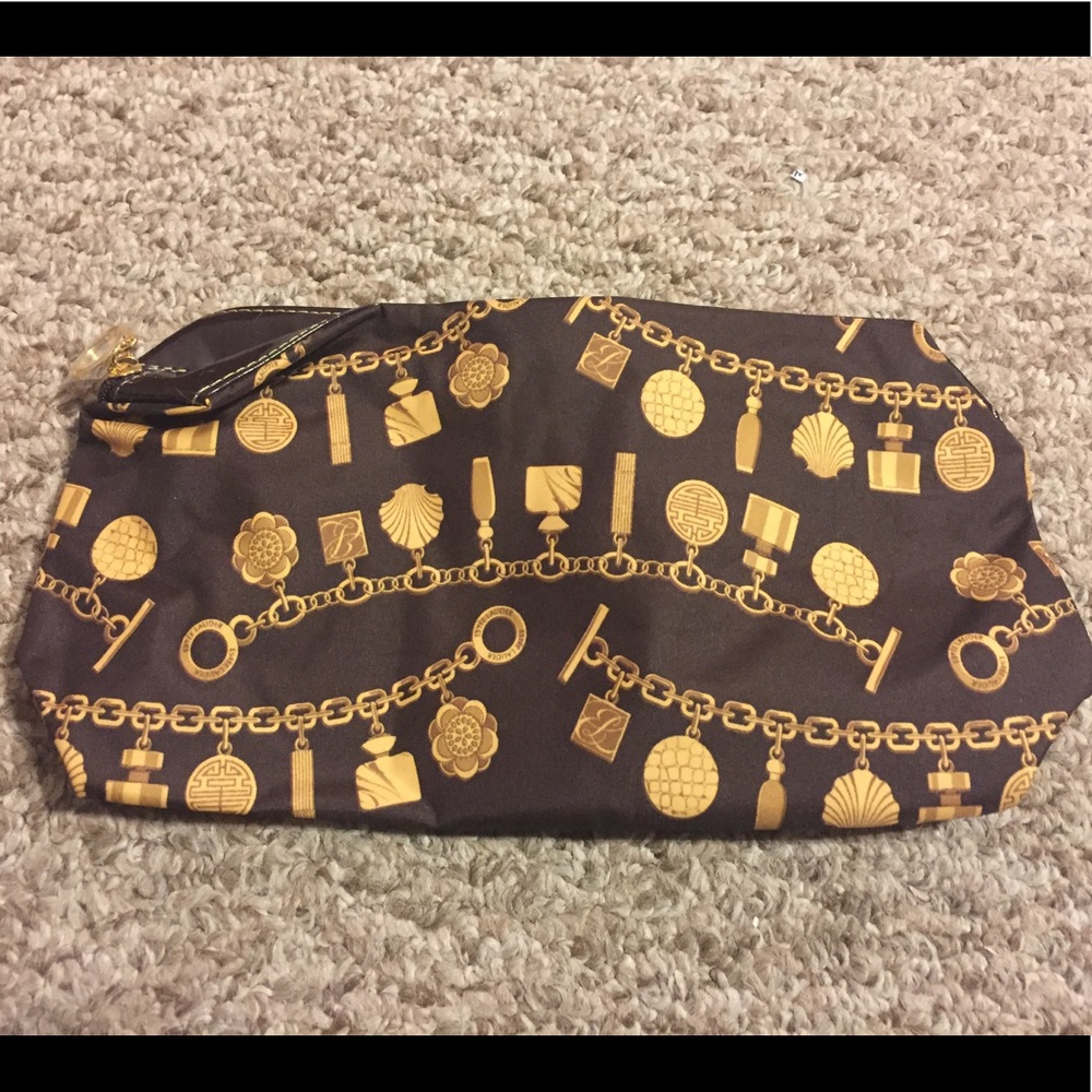Estée Lauder makeup bags w/charm braclet design